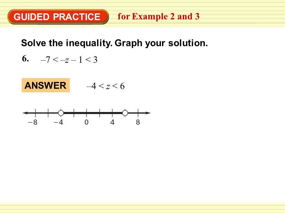 Solving and Graphing Inequalities Worksheets